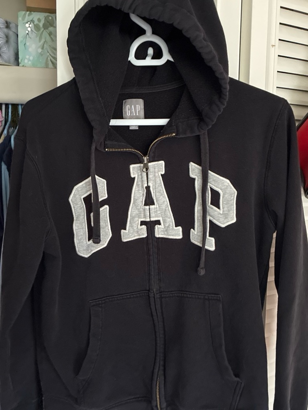 GAP Black Jacket with Gray Logo Tag